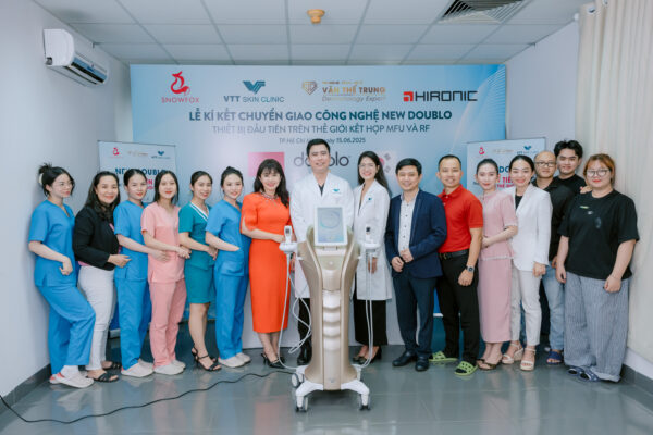 SnowFox đã chính thức chuyển giao thiết bị New Doublo tới VTT Skin Clinic