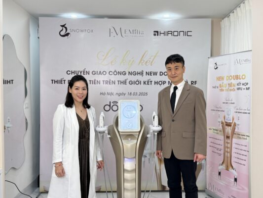 SnowFox và Emilia Beauty chính thức hợp tác chuyển giao công nghệ New Doublo