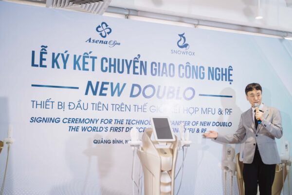 New Doublo là thiết bị nâng cơ trẻ hóa da thế hệ mới đến từ Hàn Quốc, được SnowFox phân phối độc quyền tại Việt Nam
